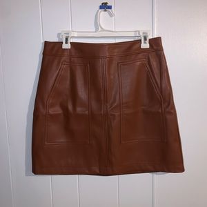 Brown Loft skirt, size 10, NWT